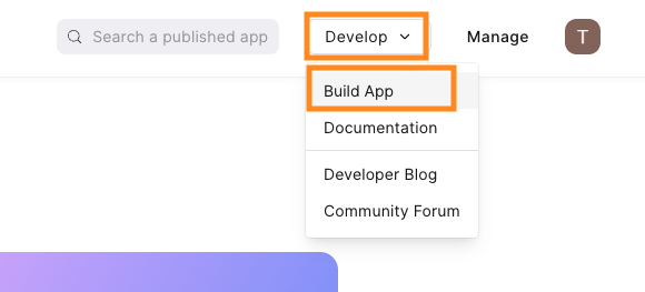 Click build app