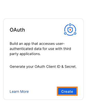 Add OAuth app