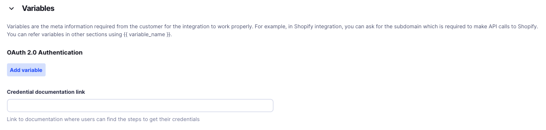 Integration Variables Example