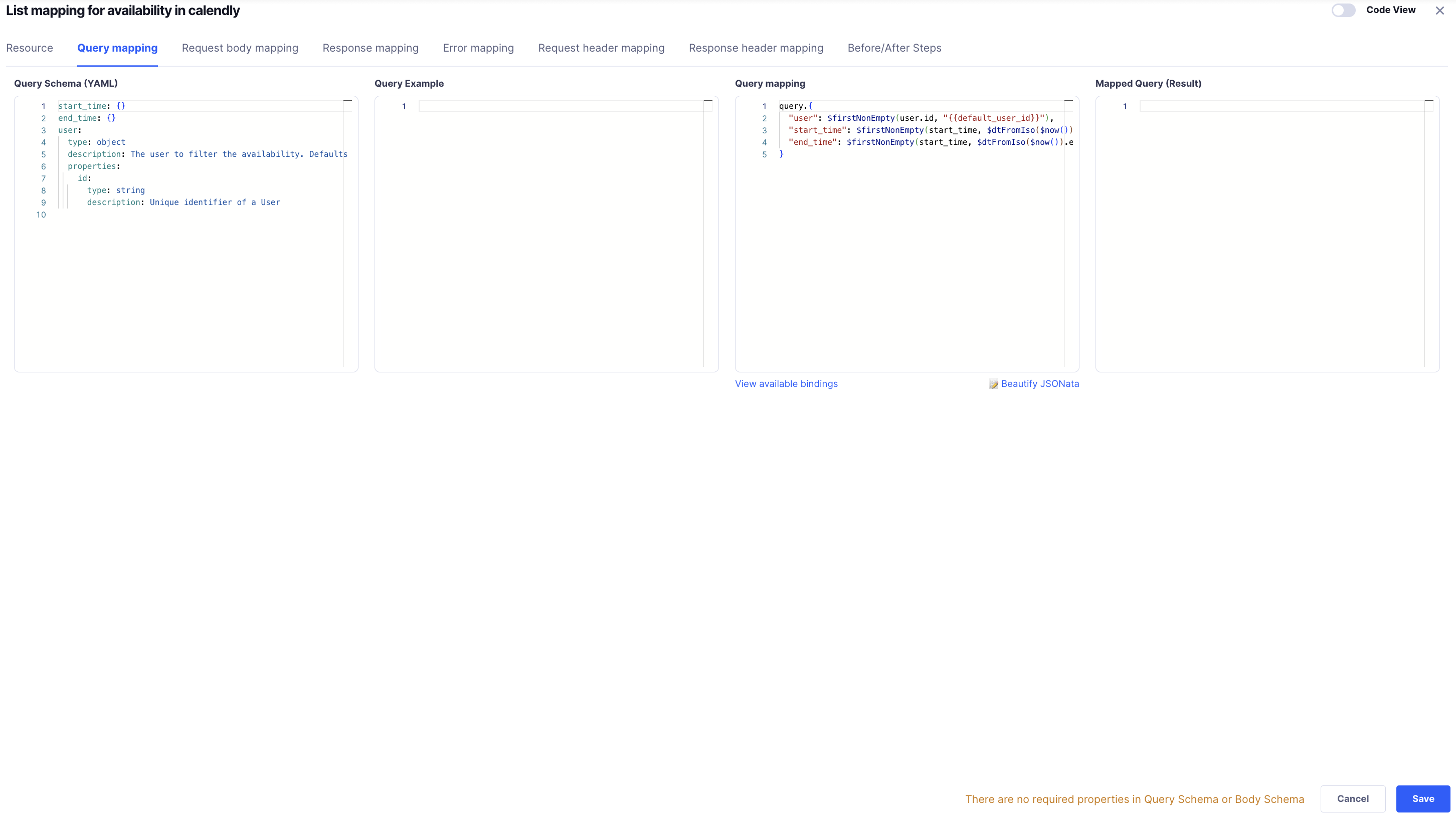 Mapping Modal