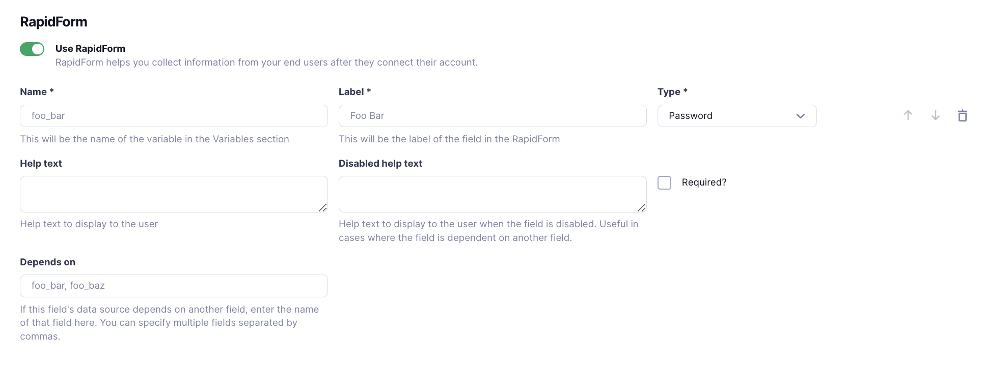 Password Field