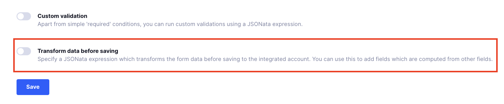 Transform Toggle