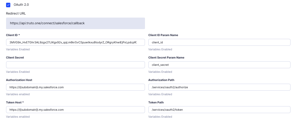 Salesforce OAuth