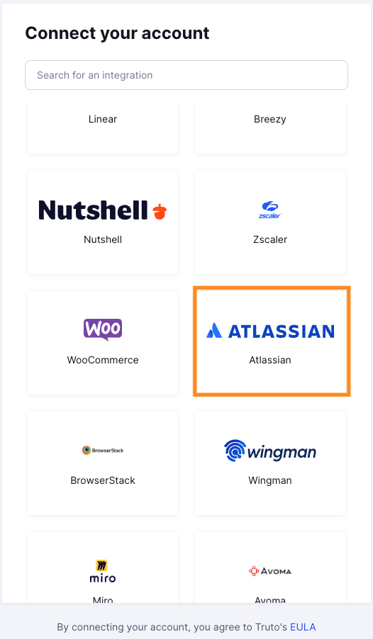 'Select Atlassian'