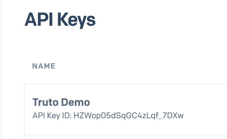 Sendgrid create api key id